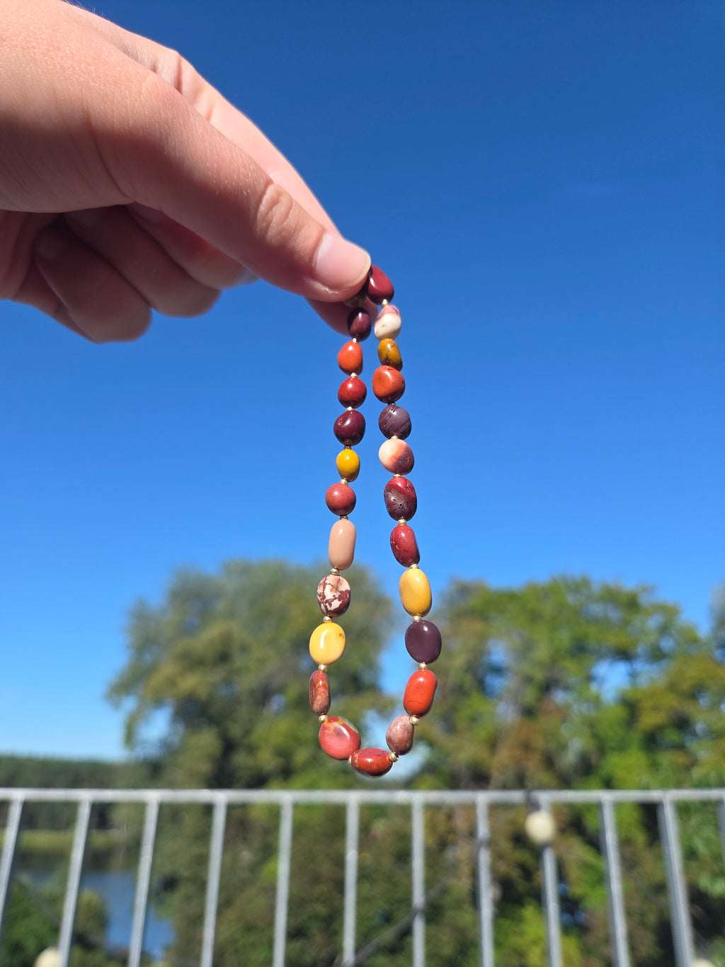 Golden Horizon Phone Chain