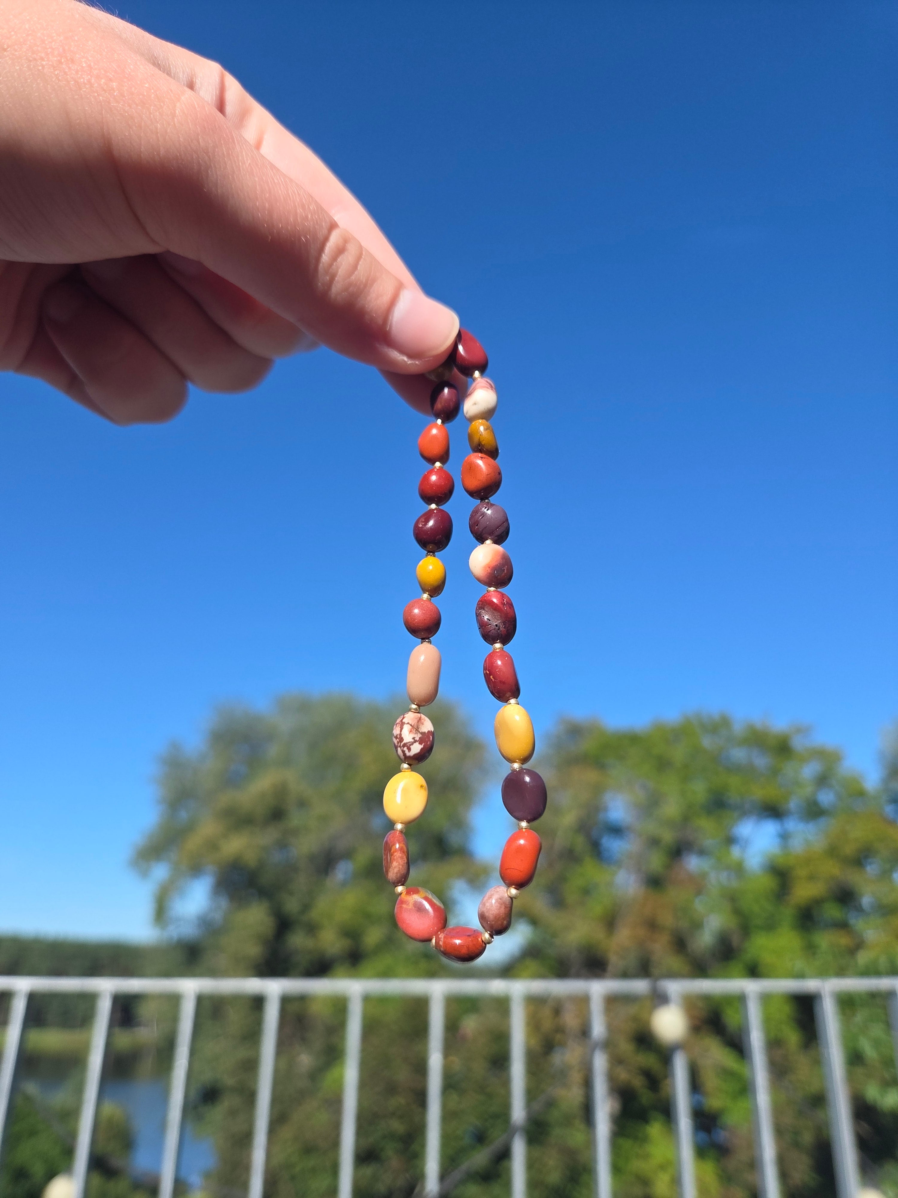 Golden Horizon Phone Chain