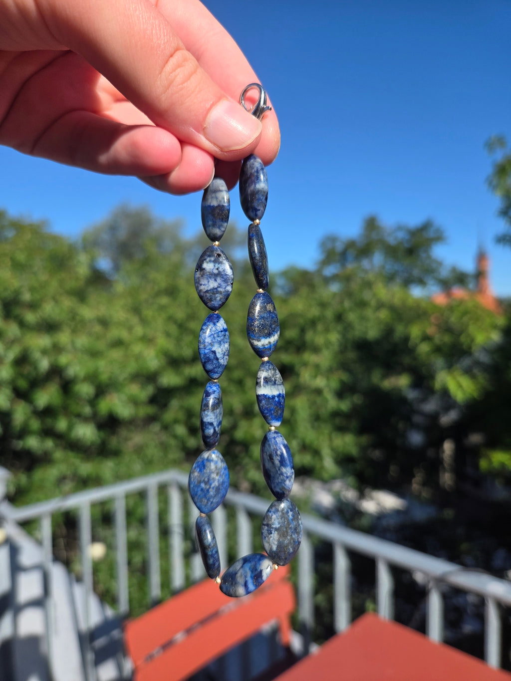 Blue Moon Phone Chain